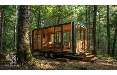 Bildliche Darstellung zum Projekt Gläsernes Waldzimmer