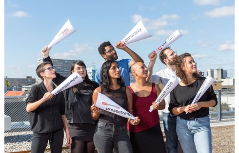 Bildliche Darstellung zum Projekt taz Panter Volontariat