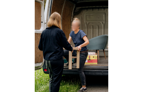 Bildliche Darstellung zum Projekt Auto Frauenschutzhaus Stralsund