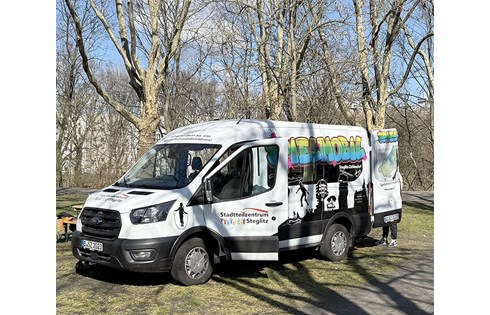 Bildliche Darstellung zum Projekt Ausstattung Spielmobil