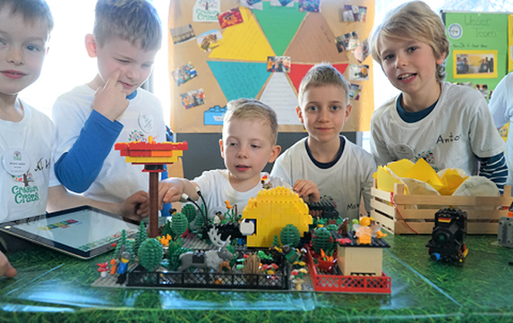 Hands on Technology e.V. Bild: FIRST LEGO League Junior Teams in Aktion