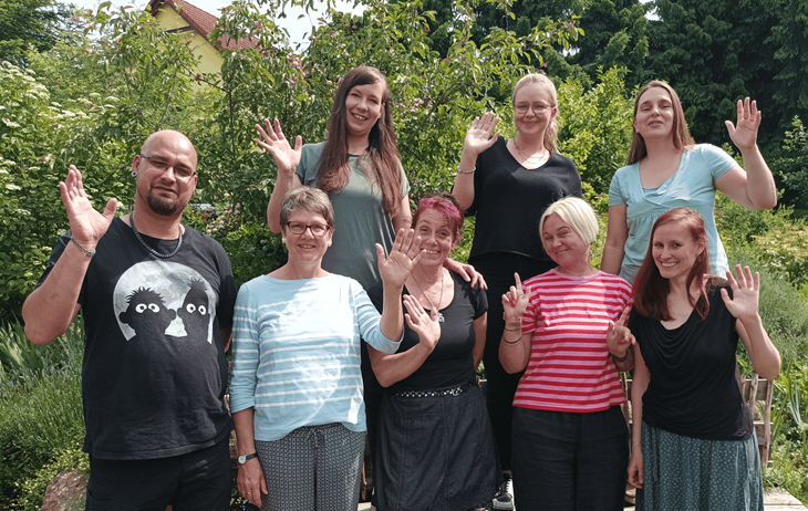 Scheunenteam gGmbH Bild: Ein Teil unseres Teams 2025