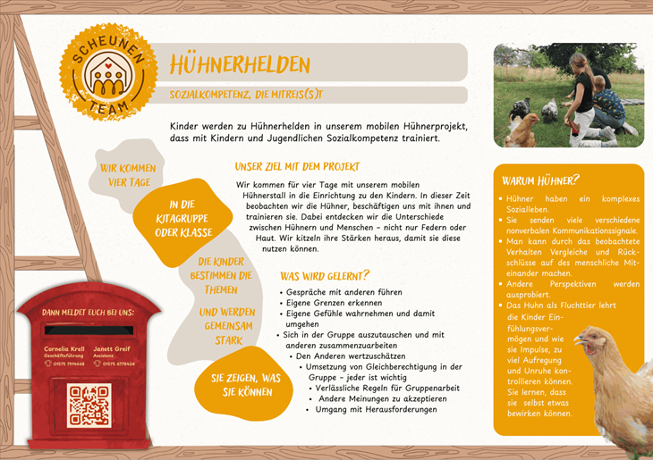 Scheunenteam gGmbH Bild: Projekt Hühnerhelden