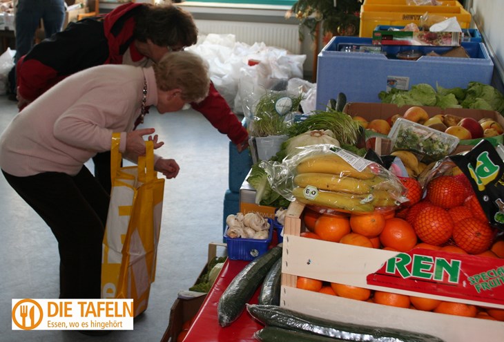 Tafel mit Logo Tafel Bundesverband