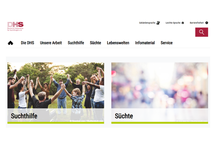 Förderverein der Deutschen Hauptstelle für Suchtfragen e.V. Bild: DHS