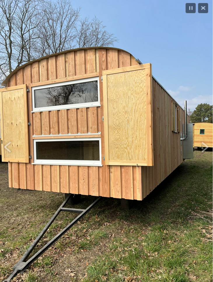 Zeltplatz Friedensau gGmbH Bild: Außenansicht - Gläsernes Waldzimmer (beispielhaft)