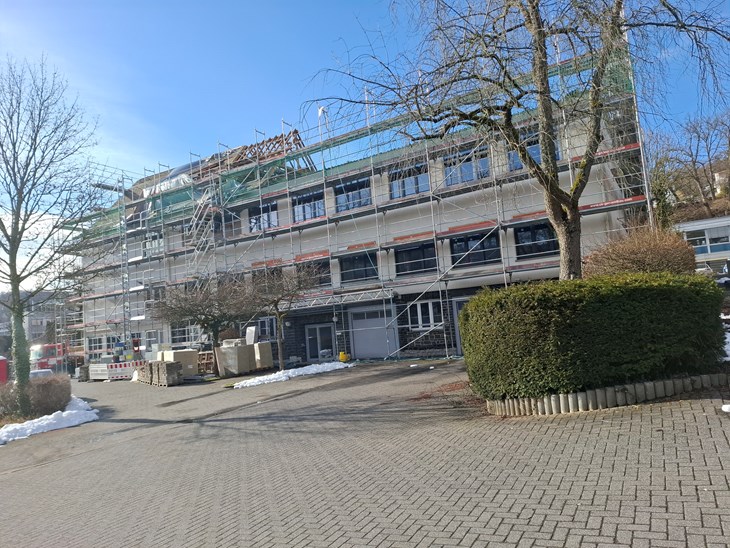 Frauen gegen Gewalt e.V. Bild: Haus im Umbau