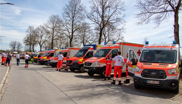 Bayerisches Rotes Kreuz, KV Deggendorf Bild: Brand im Hospitz