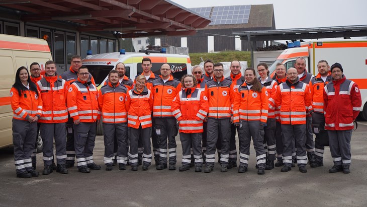 Bayerisches Rotes Kreuz, KV Deggendorf Bild: Gruppenfoto SanDienst