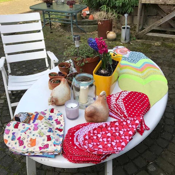 Herzkissen Ostern